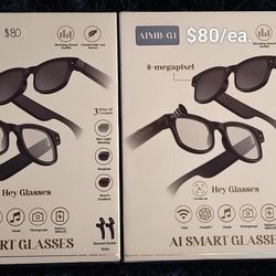 [2] AIMB-G1 AI Smart Glasses w/ 8MP Camera & ChatGPT 