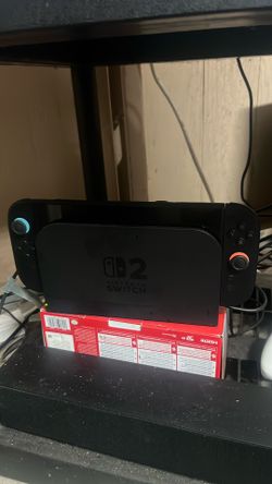 Switch 2 with box and two wired controllers