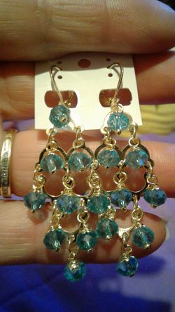 Gold plated earings