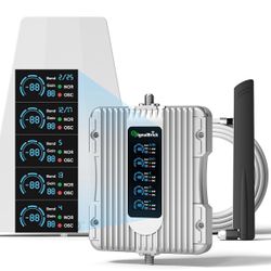 SignalBrick Cell Phone Booster for Home with LCD Display 5G & 4G LTE 5000sqft
