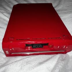 Nintendo Wii CONSOLE ONLY Red RVL-001 GameCube compatible 