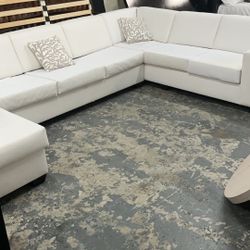 Couch Sectional White With Bed 