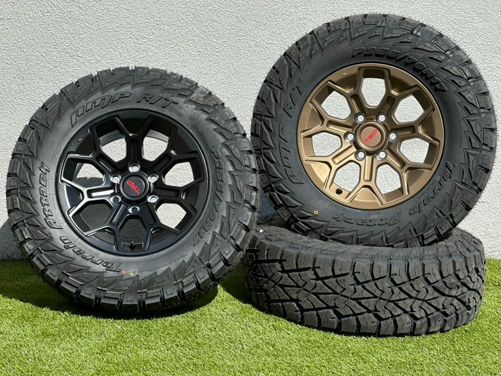 NEW 17” Toyota Tacoma TRD Pro Style Wheels Toyota 4Runner rims R/T Tires 265/70R17 Land Cruiser FJ