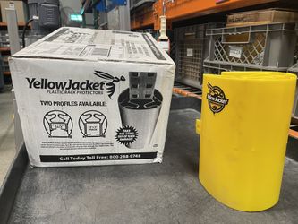 Yellow Jacket 3" x 3" Plastic Rack Protector - YJ 3-3.000 - Pkg Qty 6