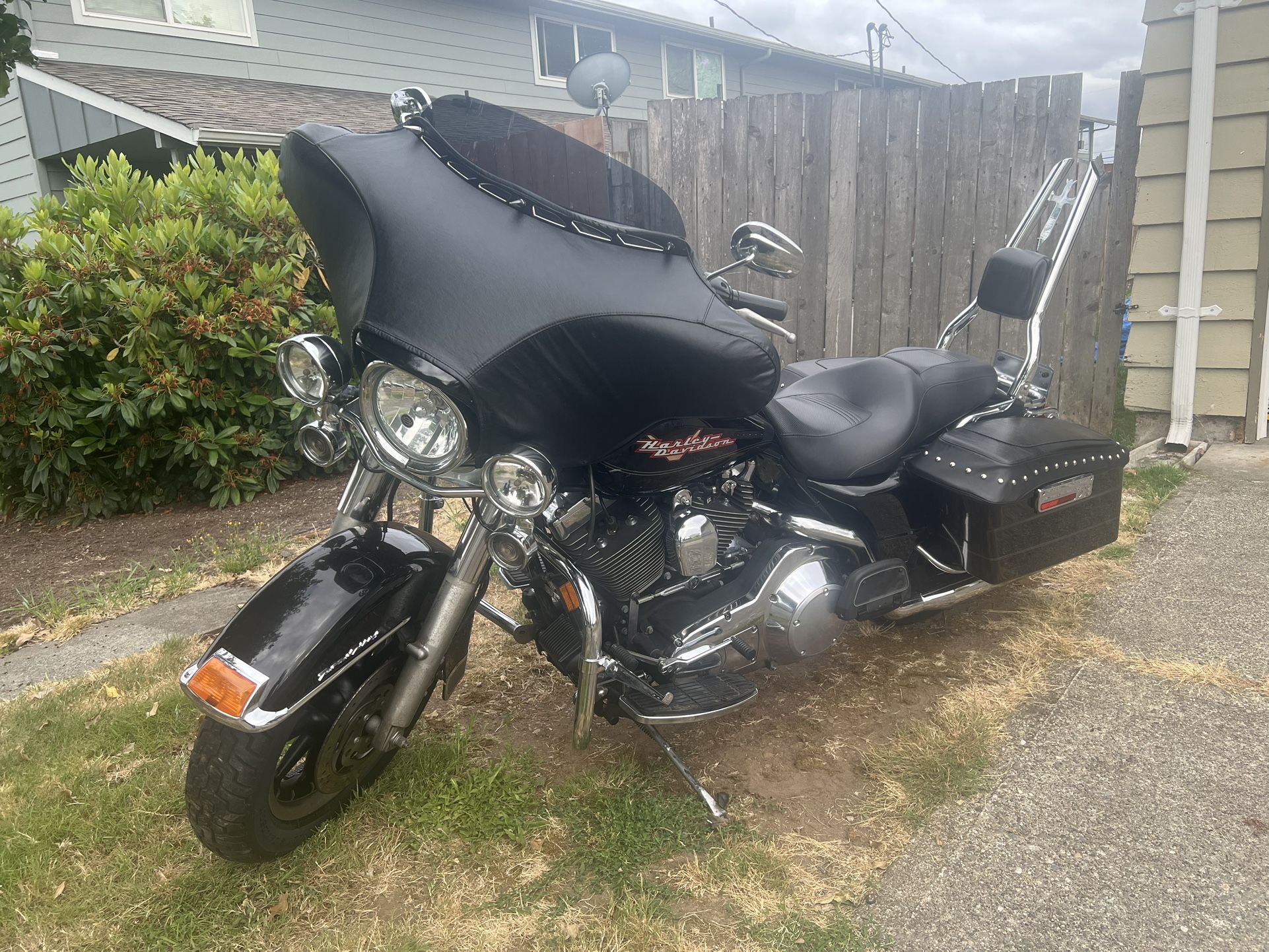 Sissy Bar With Quick Detach For Harley Road King. Fits Other Soft Tail Models 