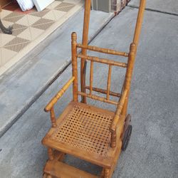 Antique convertible Baby High Chair/Stroller circa 1885