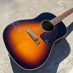 2006 Epiphone by Gibson AJ-200S VS  - Advanced Jumbo - Vintage Sunburst