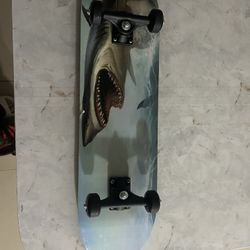 Mint Condition Skateboard + Bonus Stainless Steel Watch