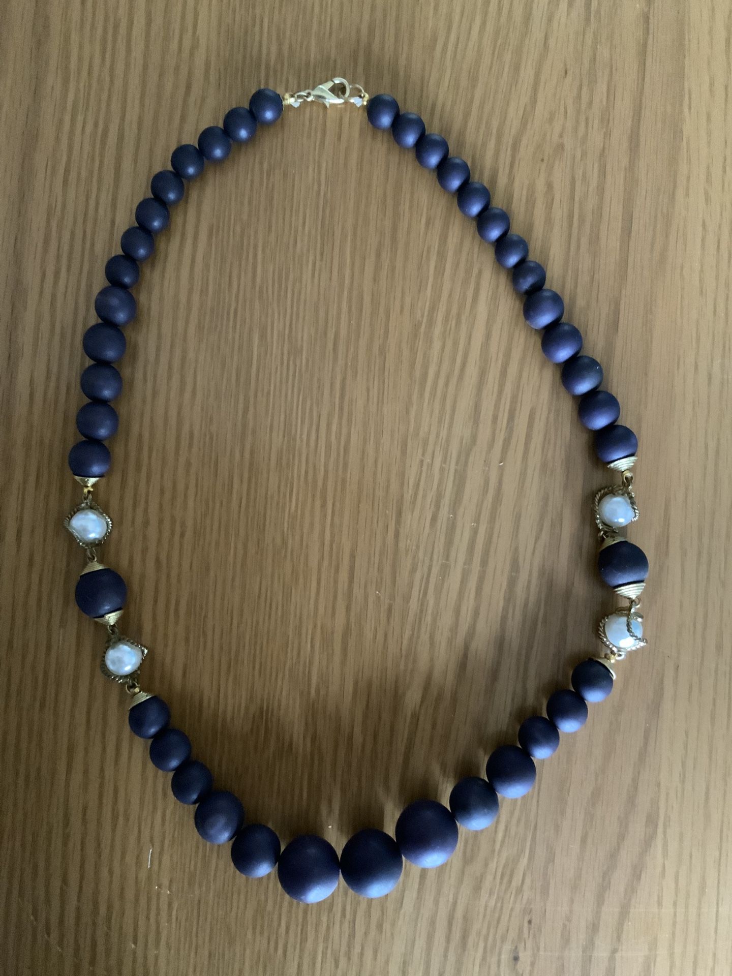 Blue Bead Necklace