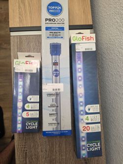 Aquarium Starter Bundle - Heater + 2 LED Lights