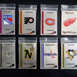 Vintage Panini 1989–90 NHL Team Logo Collection