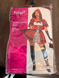 Spirit Rebellious Red Halloween Costume Adult Large