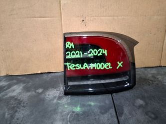 2021-2022-2023-2024 TESLA MODEL X RIGHT SIDE TAIL LIGHT OEM USED #12124