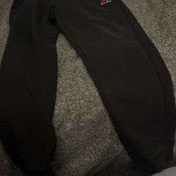Boys Kids Large Champions Black Sweatpants 