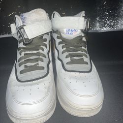 Nike Air Force 1 Mid Athletic Club White Yellow