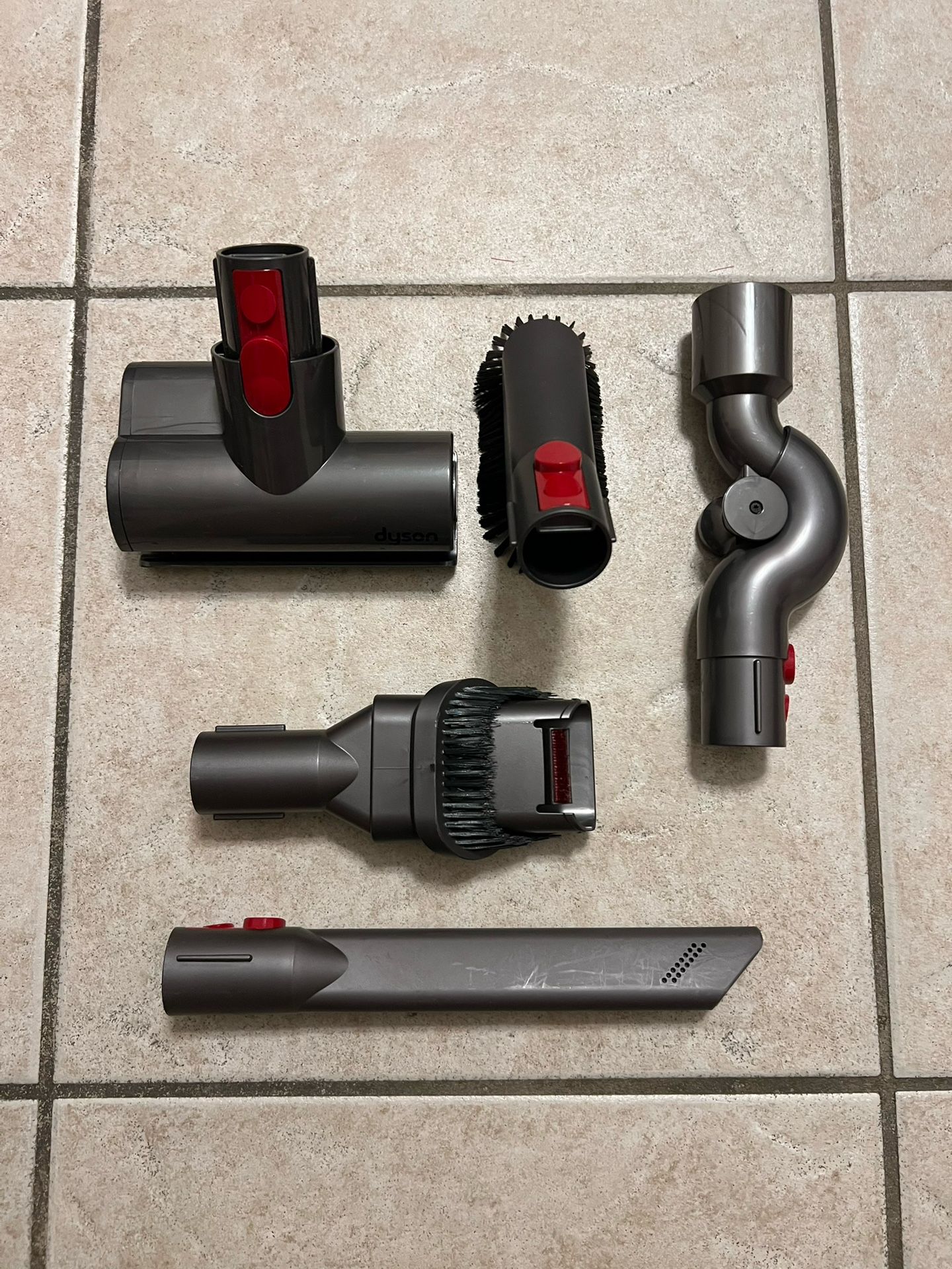 Dyson 158685 Vacuum Rotating Dirt Brush Head Crevice Tools Dusting Attachments