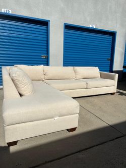 Apt2B Large Beige Sectional Couch 🛻Delivery Available🛻