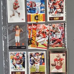 🏈 10 Card (9 Different) WR Dwayne Bowe  Ards