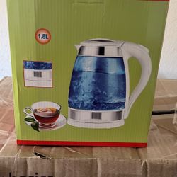 Electric Kettle 1.8L LED Light 360base  Water Level Window 