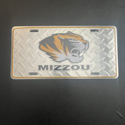 University Of Missouri Mizzou License Plate