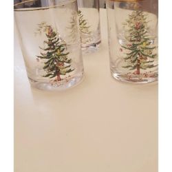 SPODE CHRISTMAS 🎄 HIGH BALL GLASSES SET 4
