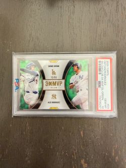 shohei ohtani  alex rodriguez mvp out of 99 psa 10