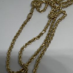 14k Gold Rope Chain 