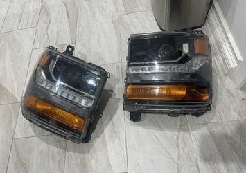 2016 Silverado headlights PAIR ORIGINAL