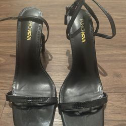 Fashion Nova Sleek Black Heels