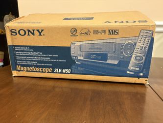 Sony SLV-N50 VCR VHS Player 4-Head Hi-Fi Brand New Open Box  No Remote & Manual