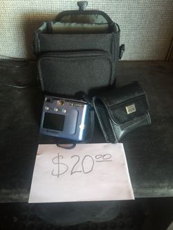 Camera with bag