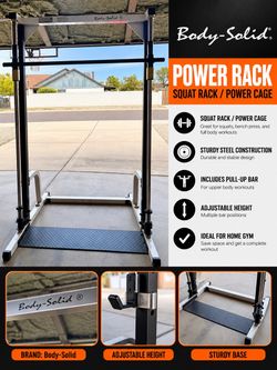 Body-Salid. POWER RACK SQUAT RACK / POWER CAGE