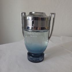 PACO RABANNE INVICTUS AQUA 3.4OZ/100ML,  EAU DE TOILETTE.  NEW DISCONTINUED BATCH YEAR 2018