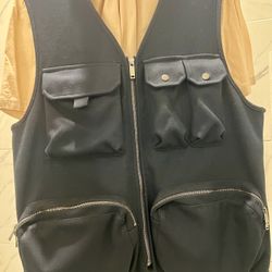 Men Navy Blue Zara Vest