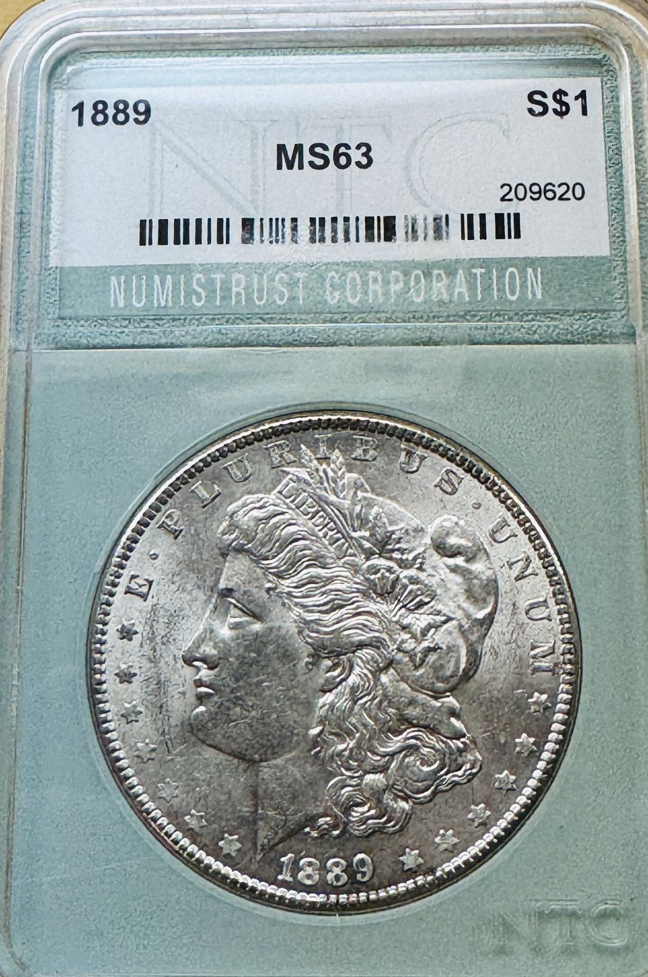 1889 MS63 Morgan Silver Dollar