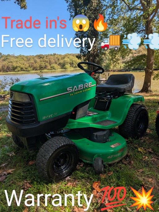 John Deere Sabre 42" Cut Riding Lawn Mower
