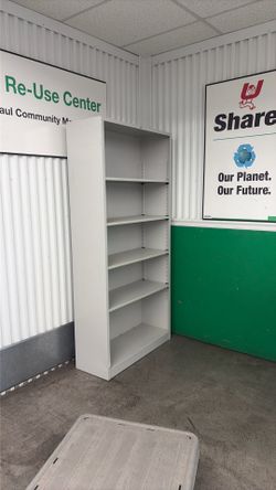 FREE! 6 ft metal bookcases