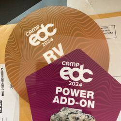 EDCLV GA Tickets, RV Pass, and Amp pass