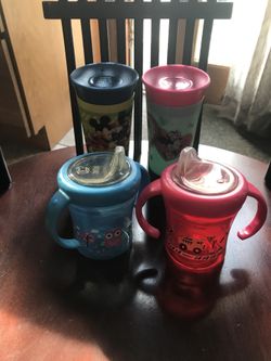 360 cups and Nuk sippy cups