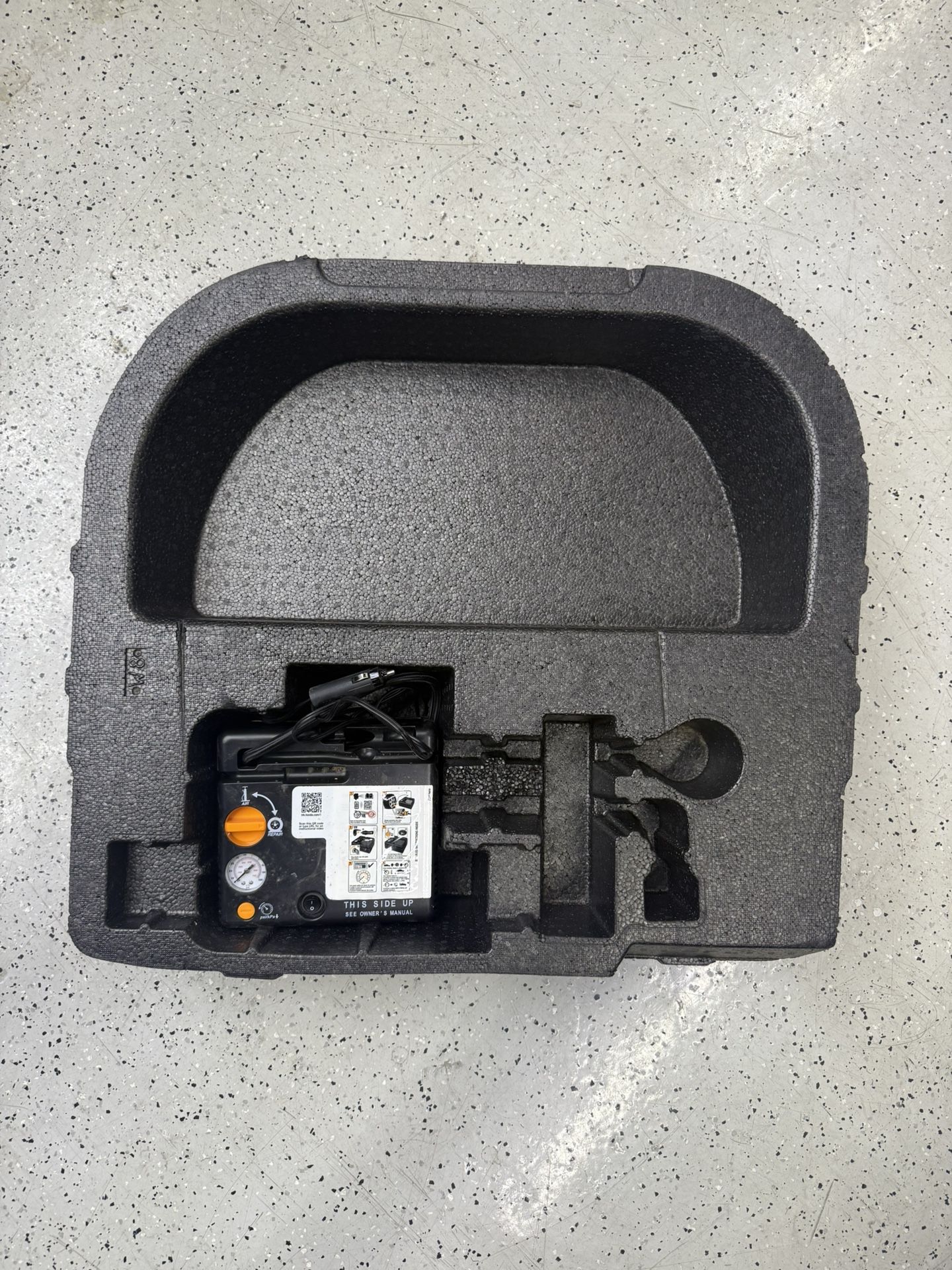Acura Emergency Storage Holder With Tire Repair Kit