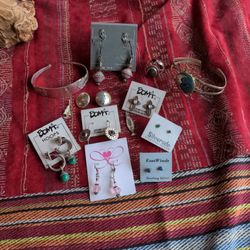 Lot Of Sterling Silver Jewerly