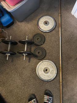 Weights barbell and dumbbells all for the best price