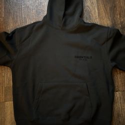 Essentials Black hoodie