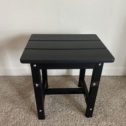 Outdoor Side Table – 17" HDPE Adirondack Side Tables,Sturdy Small