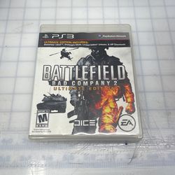 PS3 Game Battlefield Bad Company 2 Ultimate Edition