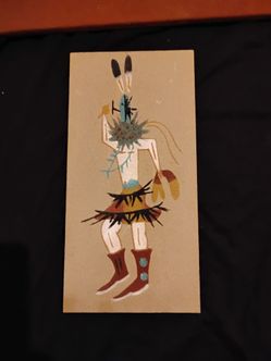 Authentic Navajo Sand Paintings by Tom Yazzie