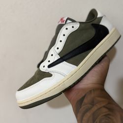 Jordan 1 Low Travis Medium Olive