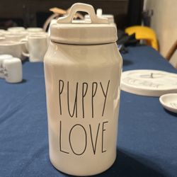 Rae Dunn Jar Puppy Love