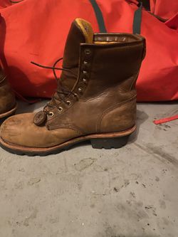 Steel Toe Linemen Boots  Size 11