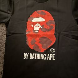 Red and black bathing ape